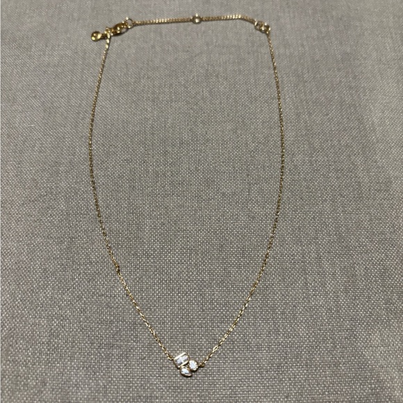 Madewell Mixed-cut crystal cluster necklace - Picture 3 of 5